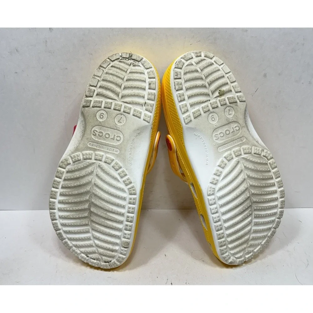 McDonald's × Crocs Classic Clog Birdie Yellow 208696-730 Size Women's 9 Men's 7_6